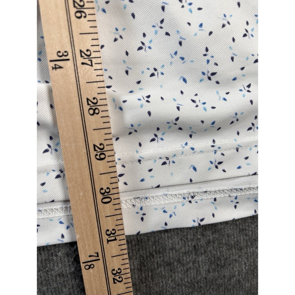 johnnie o button down polo xl polyester spandex - Picture 2 of 6